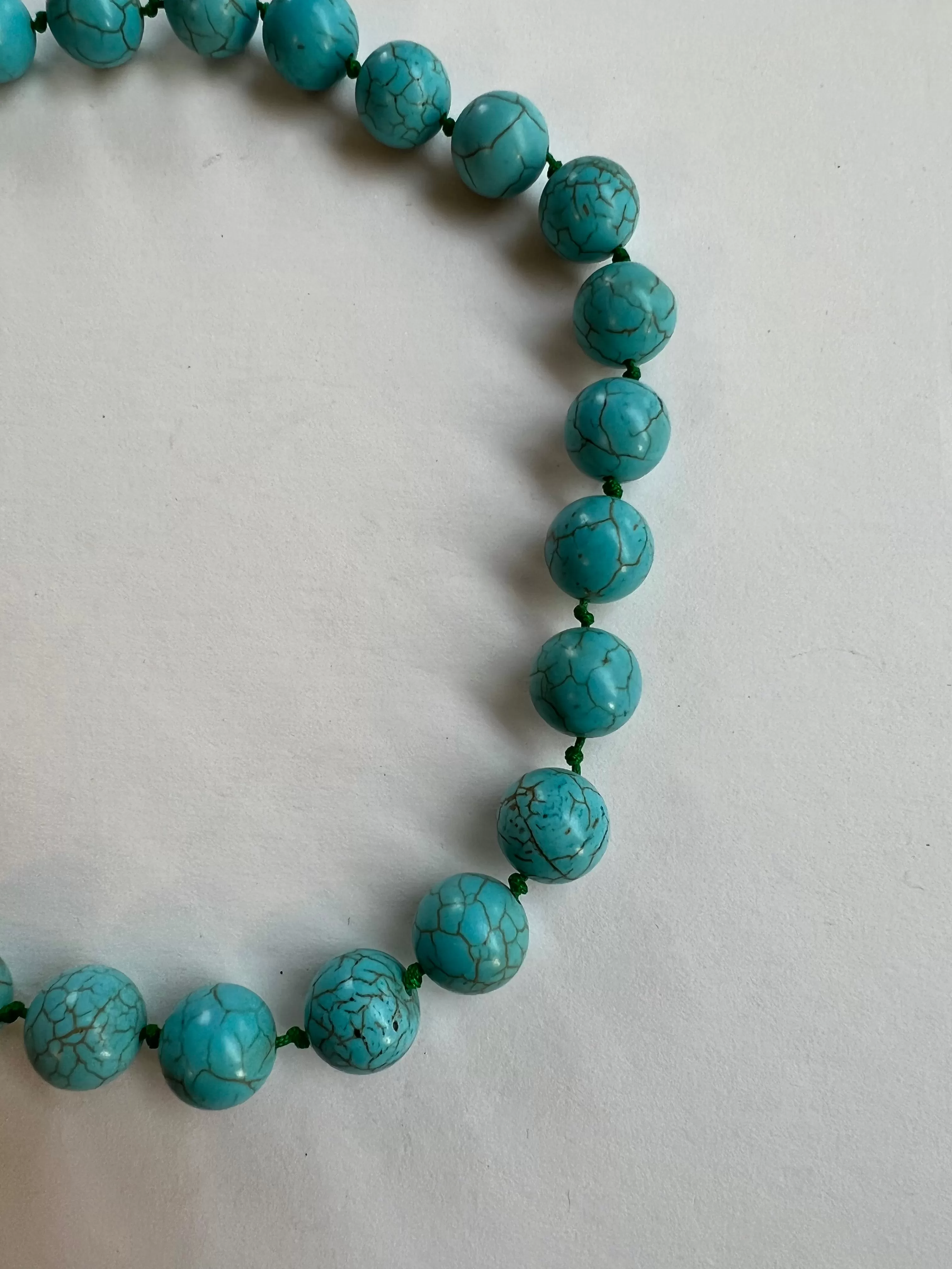 Turquoise Bead Necklace | Joy