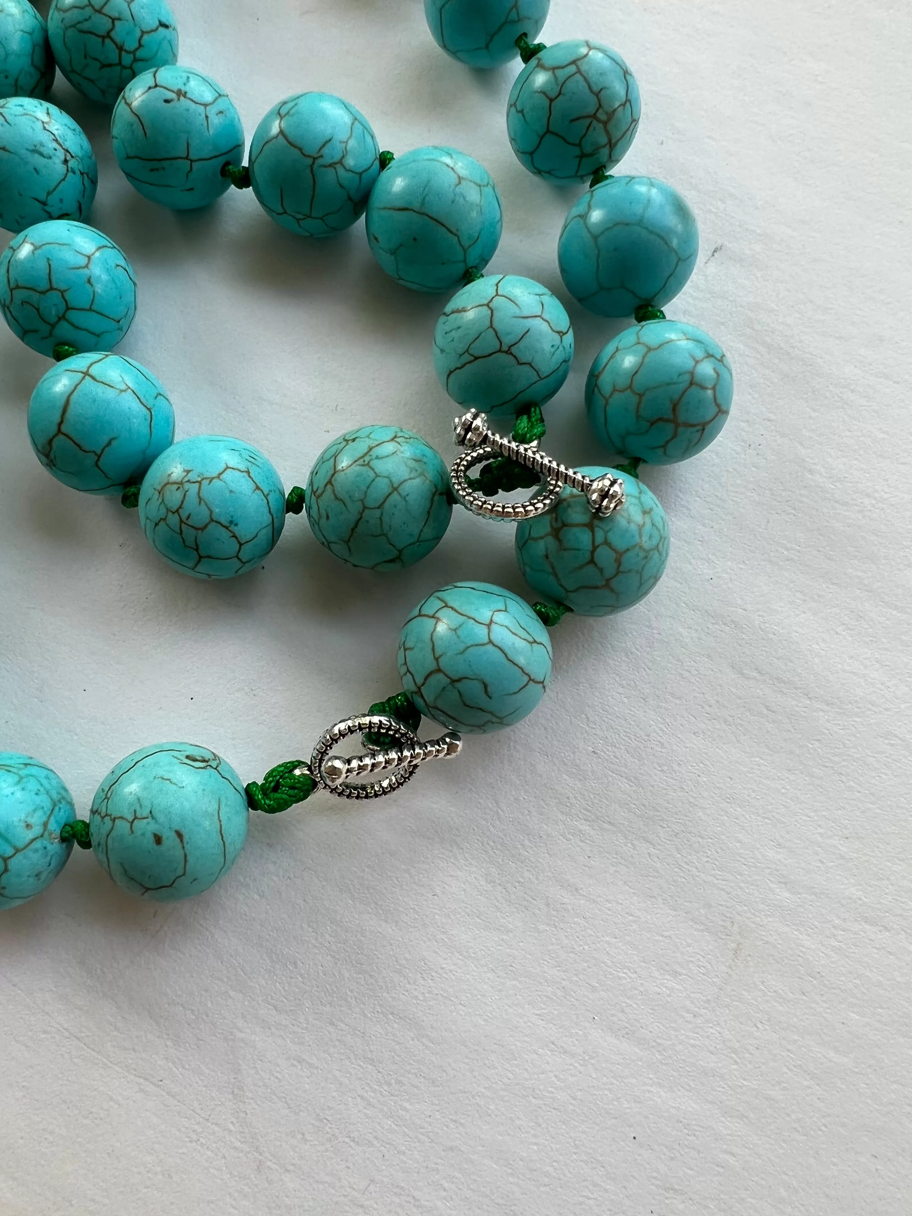 Turquoise Bead Necklace | Joy