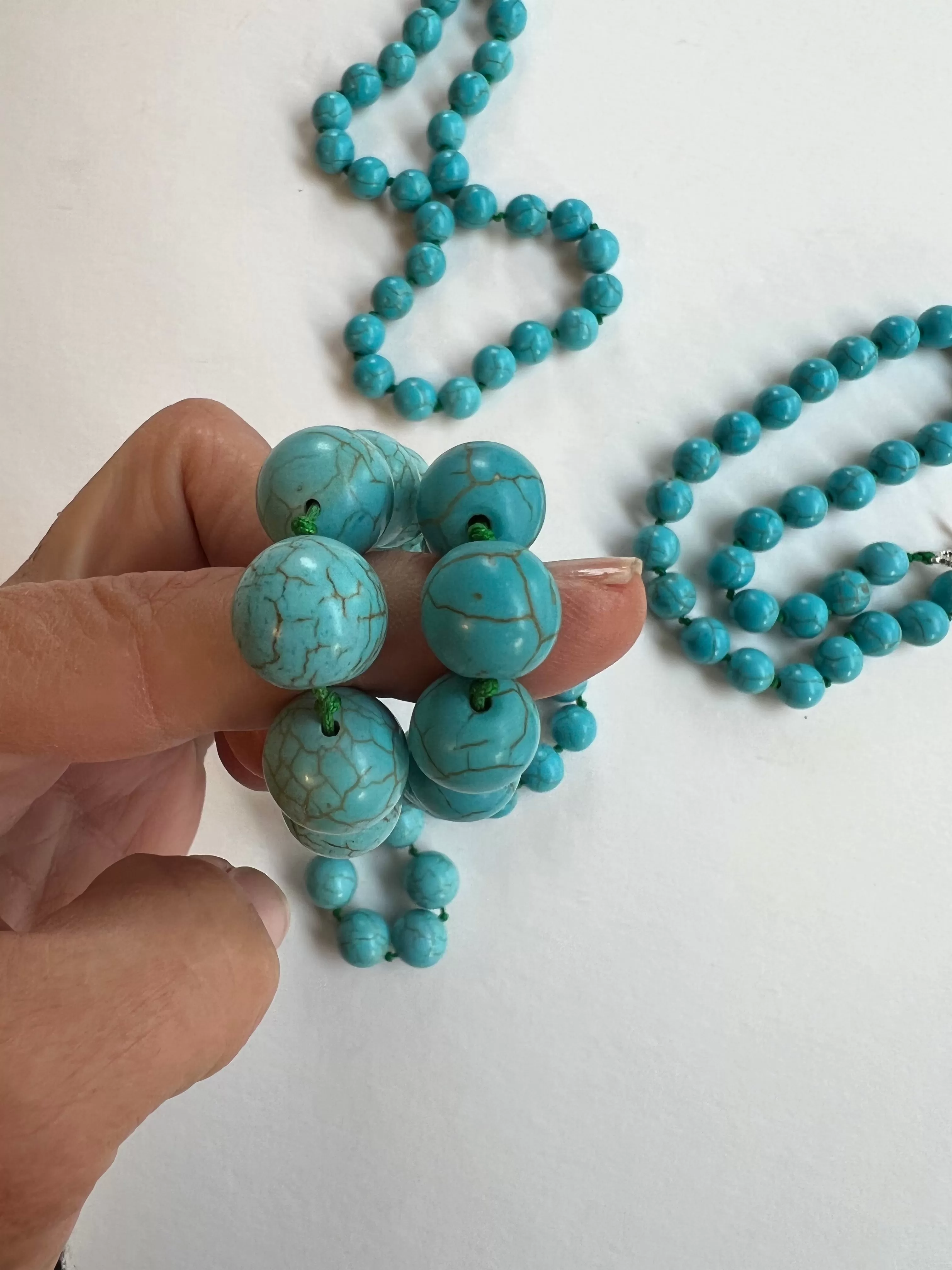 Turquoise Bead Necklace | Joy