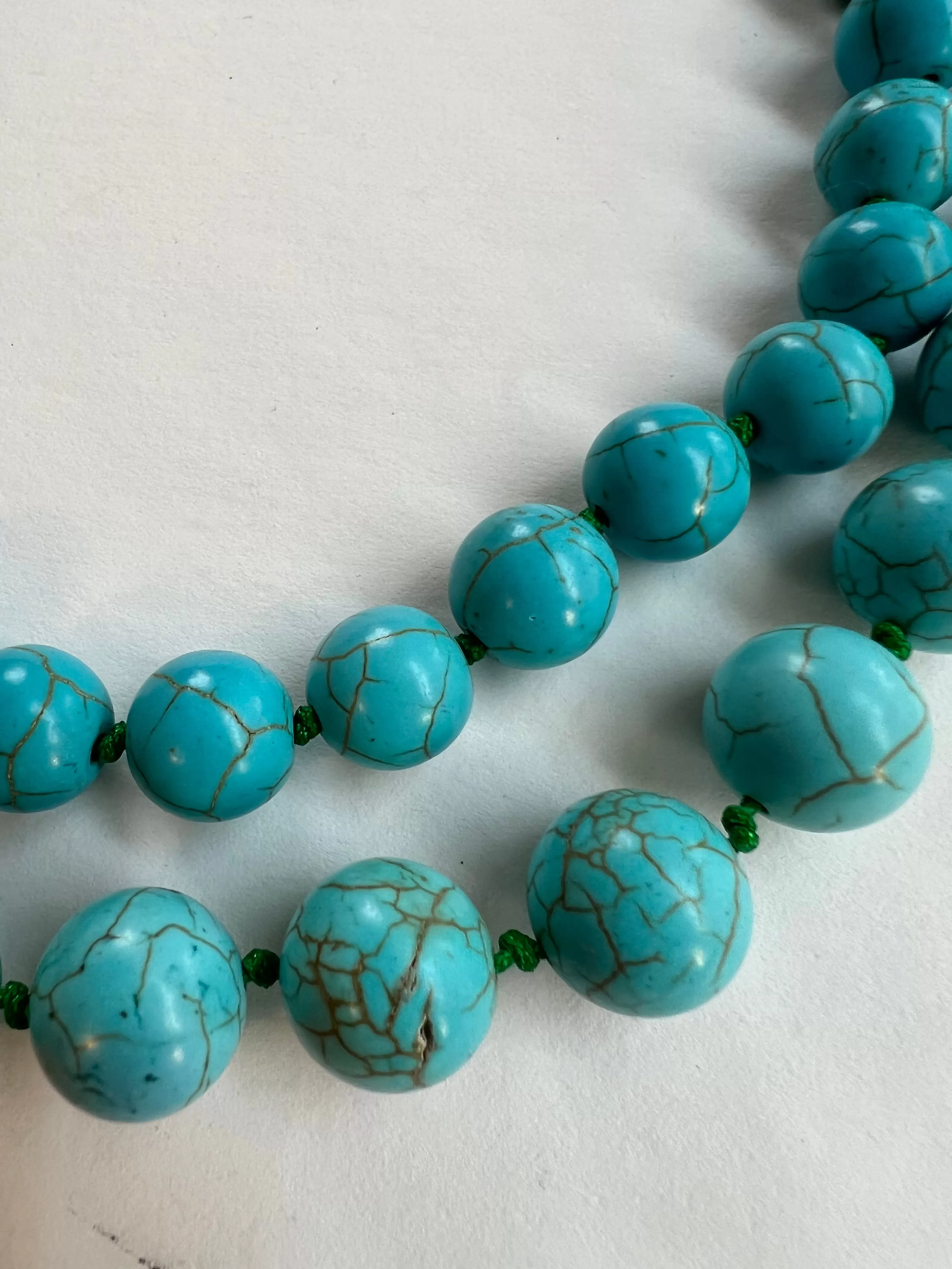 Turquoise Bead Necklace | Joy