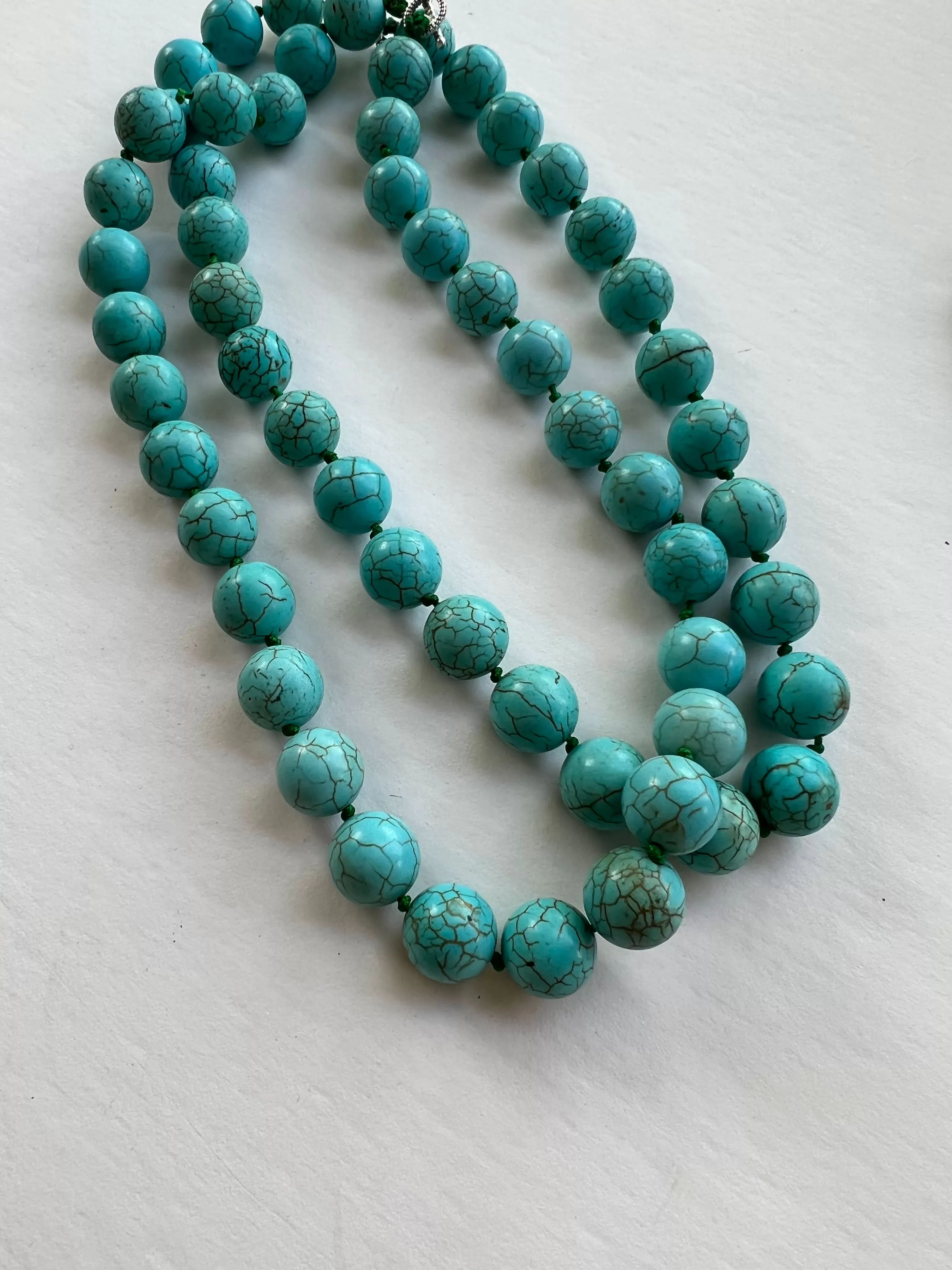 Turquoise Bead Necklace | Joy