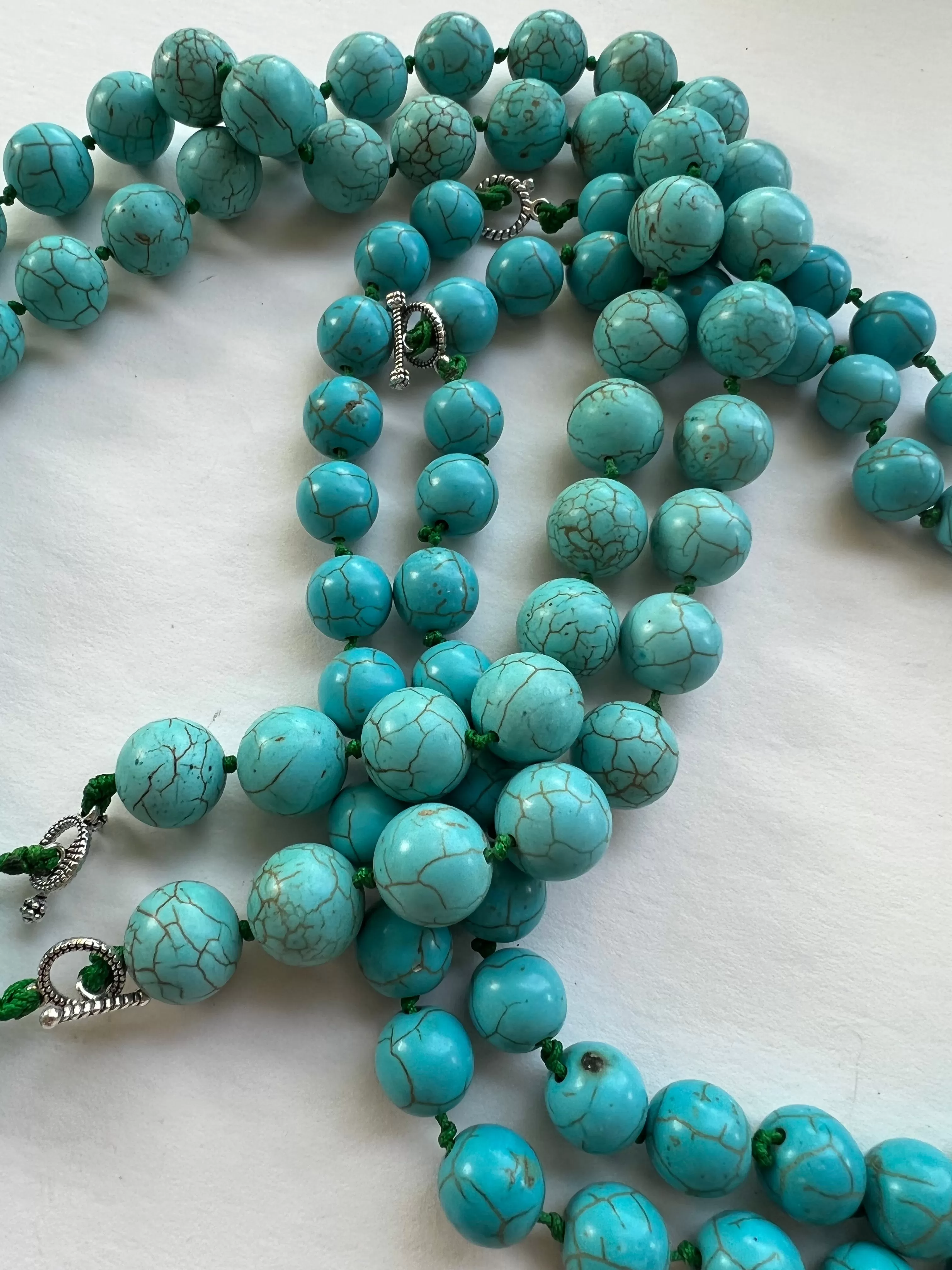 Turquoise Bead Necklace | Joy