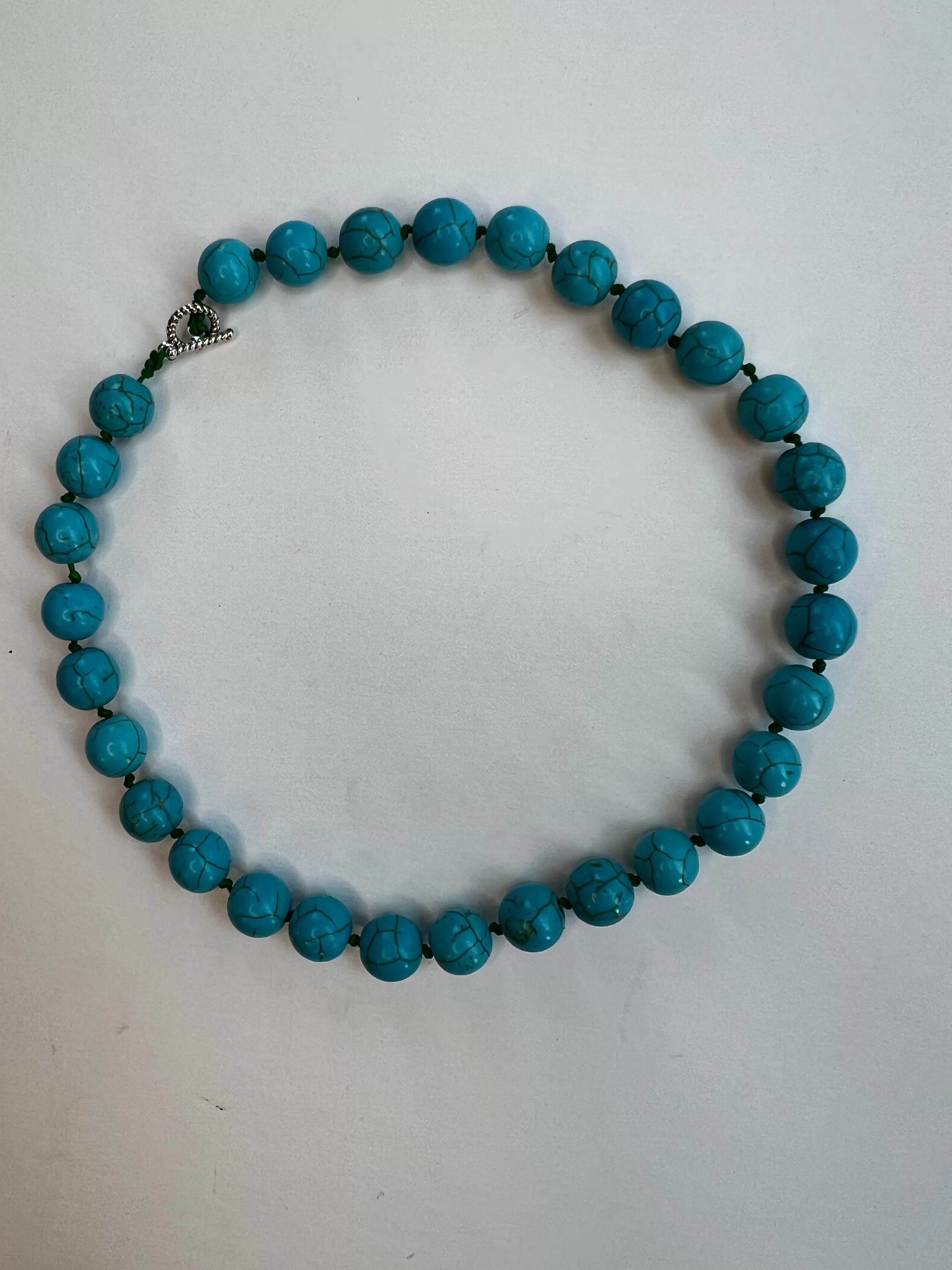 Turquoise Bead Necklace | Joy