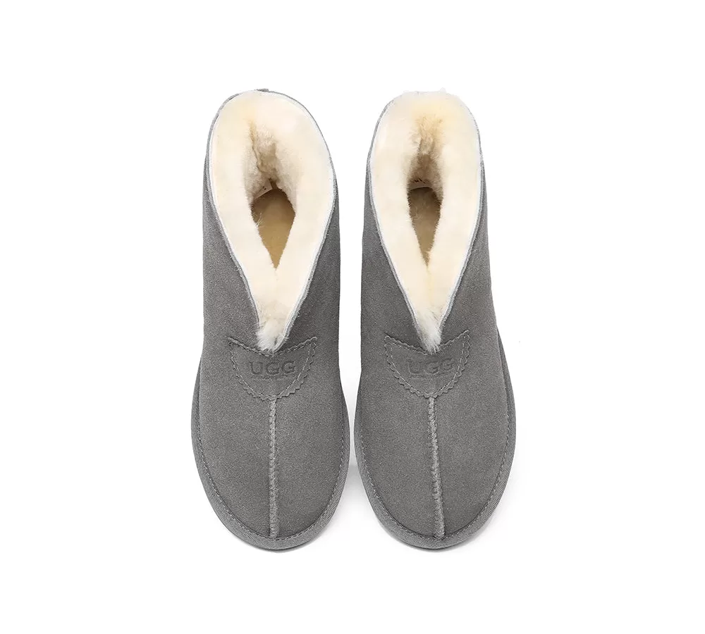 UGG Australian Shepherd Parker Unisex Ankle Premium Double-Face Sheepskin Home Water-Resistant Slipper