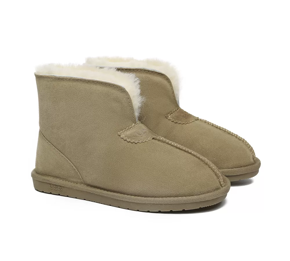 UGG Australian Shepherd Parker Unisex Ankle Premium Double-Face Sheepskin Home Water-Resistant Slipper