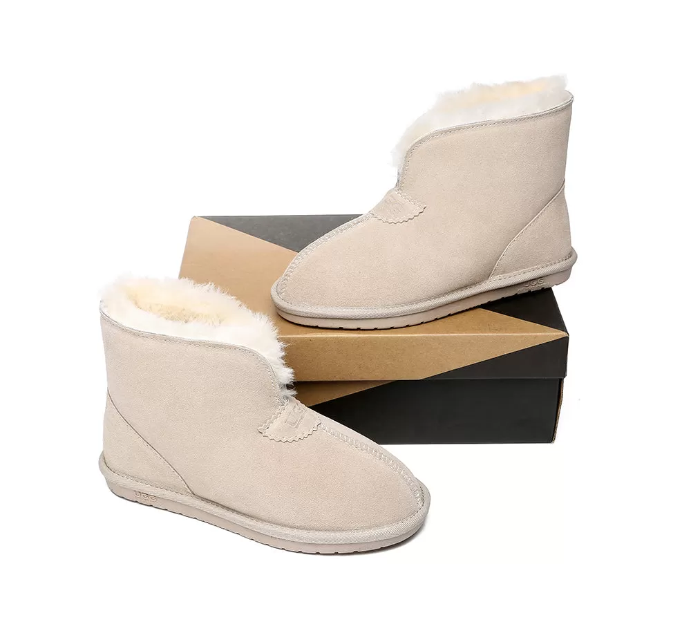 UGG Australian Shepherd Parker Unisex Ankle Premium Double-Face Sheepskin Home Water-Resistant Slipper