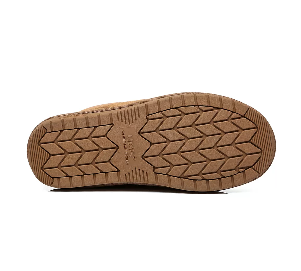 UGG Australian Shepherd Parker Unisex Ankle Premium Double-Face Sheepskin Home Water-Resistant Slipper