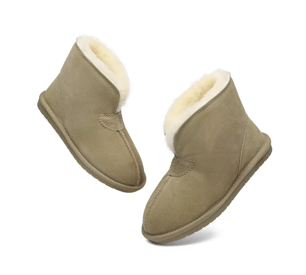 UGG Australian Shepherd Parker Unisex Ankle Premium Double-Face Sheepskin Home Water-Resistant Slipper