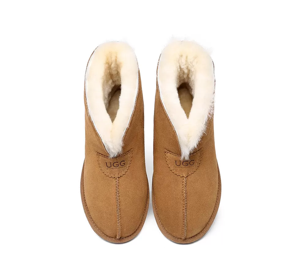 UGG Australian Shepherd Parker Unisex Ankle Premium Double-Face Sheepskin Home Water-Resistant Slipper