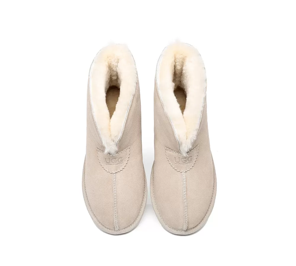 UGG Australian Shepherd Parker Unisex Ankle Premium Double-Face Sheepskin Home Water-Resistant Slipper