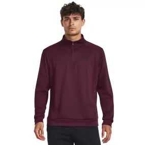 'Under Armour' Men's Armour Fleece 1/4 Zip Pullover - Dark Maroon