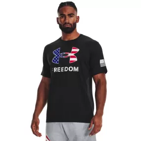 'Under Armour' Men's Freedom Logo T-Shirt - Black