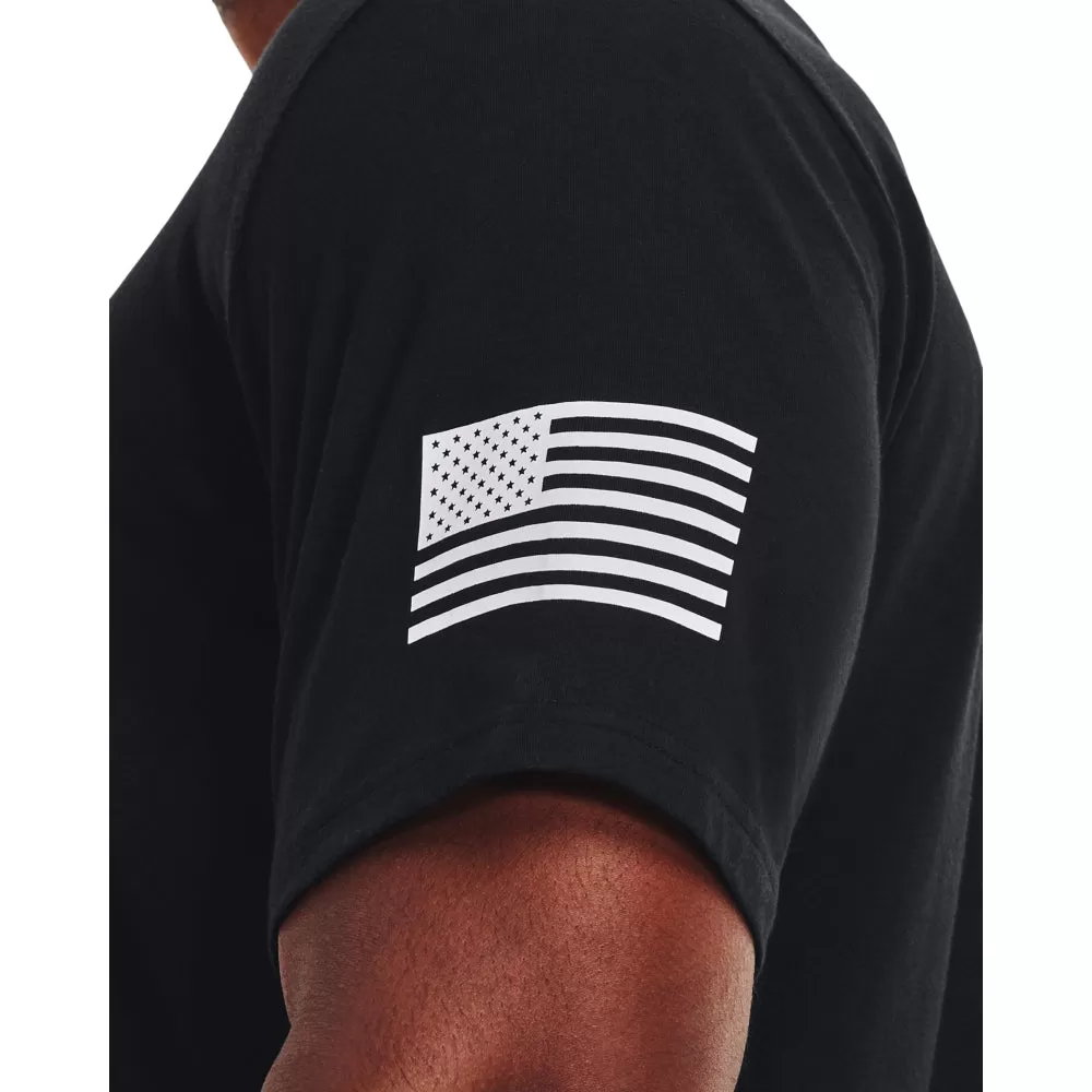 'Under Armour' Men's Freedom Logo T-Shirt - Black