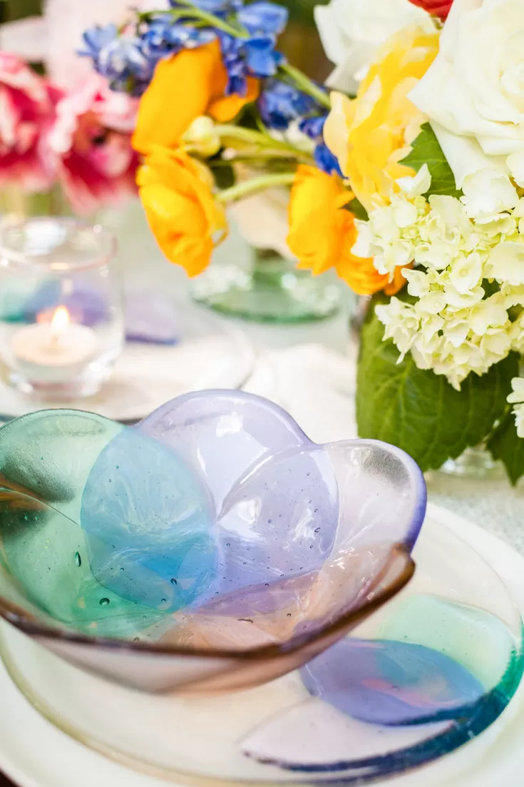 Wisteria Petal Appetizer Plate