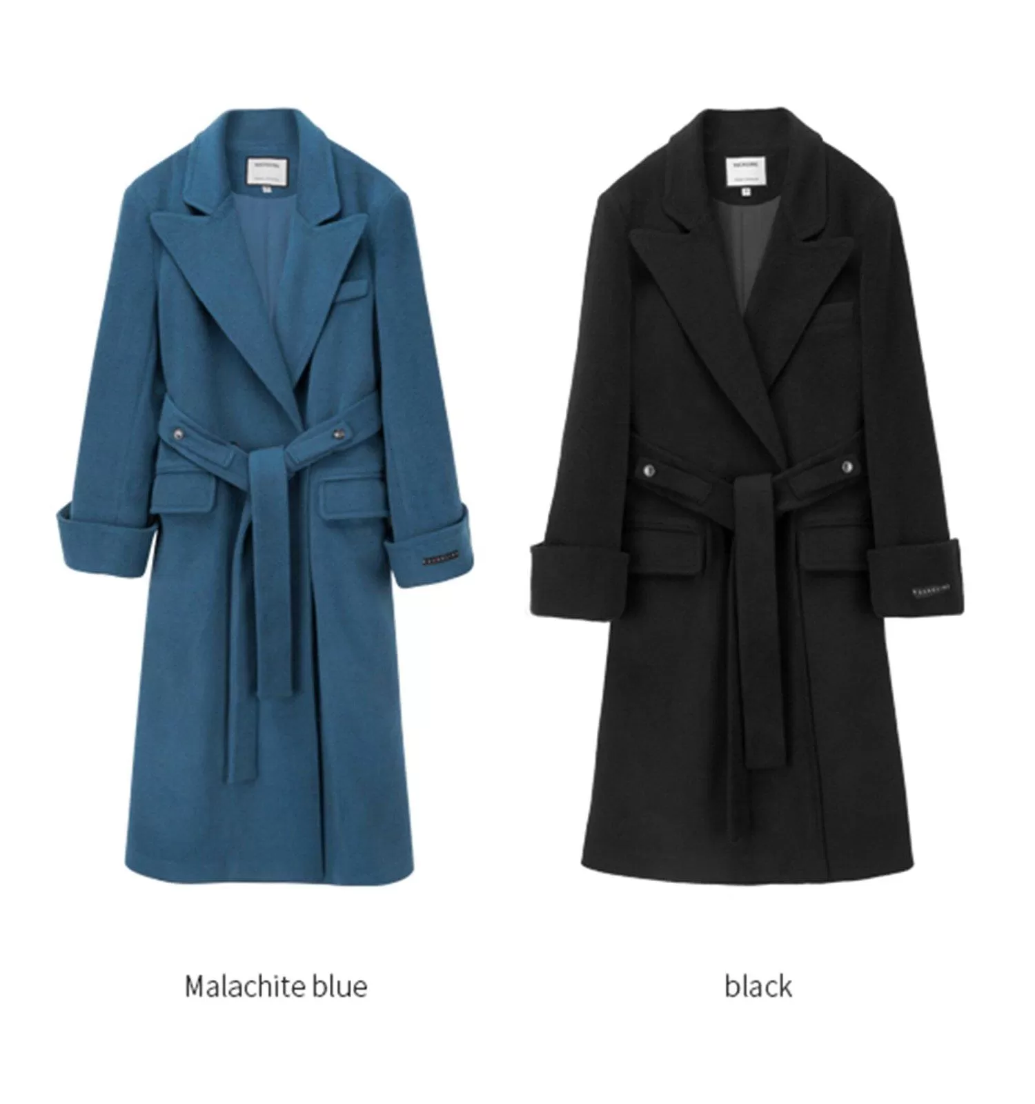 Women Long Wool Coat,Double Breasted Coat,Wool Overcoat,Winter Coat Women,Blue Wool Long Coat,Black Long Wool Coat,Wrap Wool Coat,Outerwear