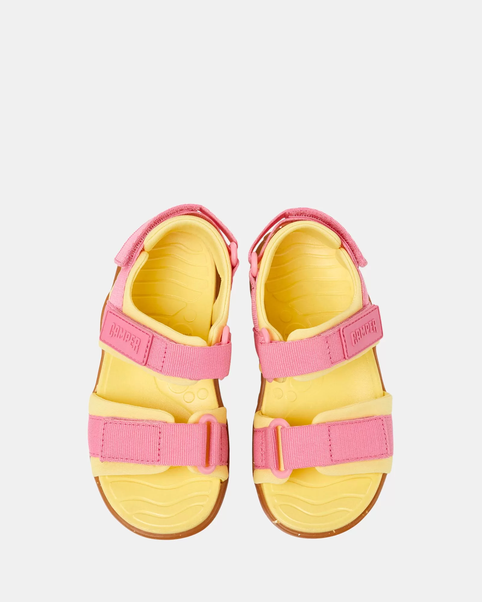 Wous Strap Sandal Youth Pink/Yellow