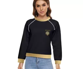 Yahuah-Tree of Life 01 Elect Ladies Designer Long Sleeve Raglan T-shirt