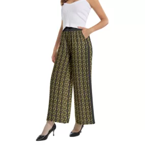 Yahuah-Tree of Life 02-03 Elect Designer Elastic Waist Wide Leg Pants